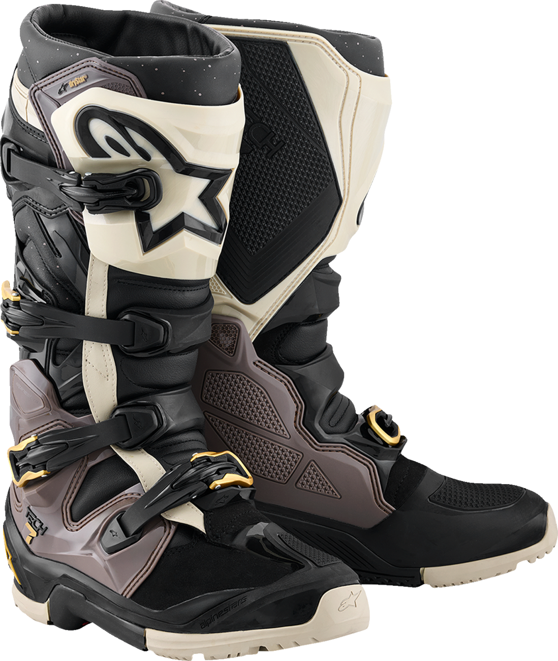 ALPINESTARS Tech 7 Enduro Drystar® Boots - Black/Dark Gray/Gold - US 8 / EU 42 2010526-1558-8