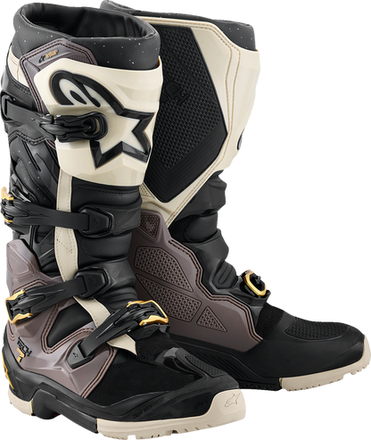ALPINESTARS Tech 7 Enduro Drystar® Boots - Black/Dark Gray/Gold - US 14 / EU 49.5 2010526-1558-14
