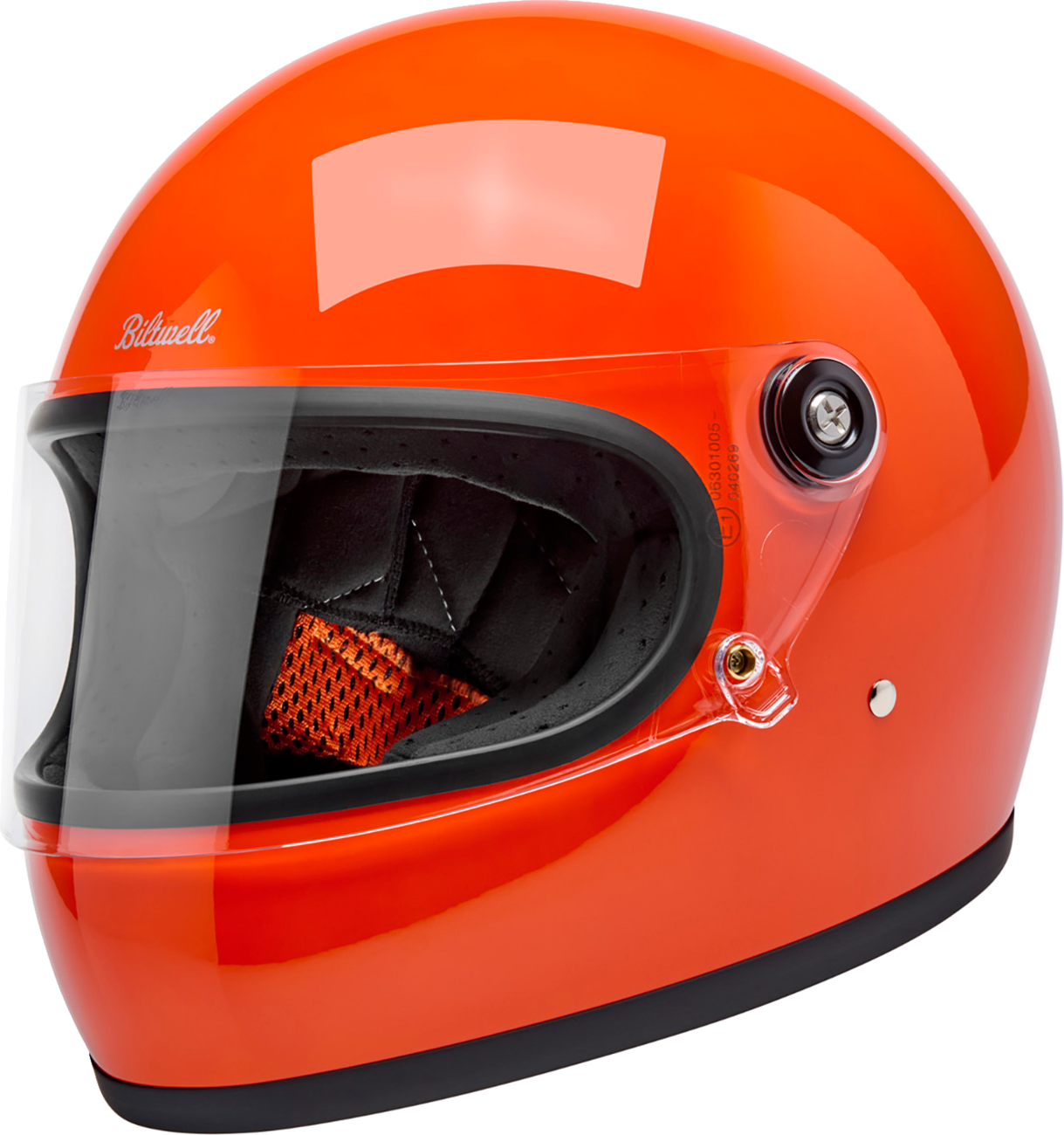 BILTWELL Gringo S Helmet - Hazard Orange - Medium 1003-117-503