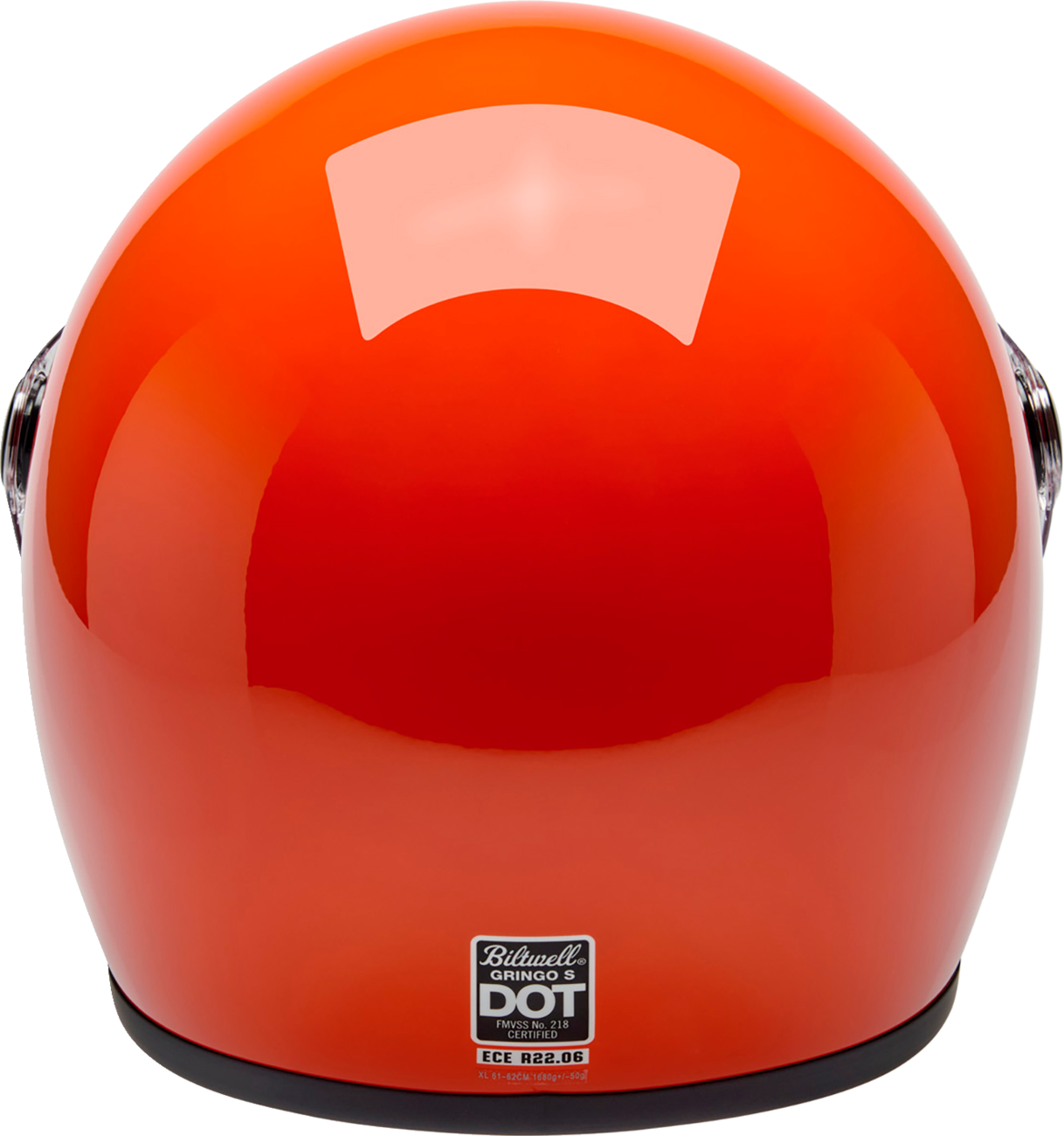 BILTWELL Gringo S Helmet - Hazard Orange - Large 1003-117-504