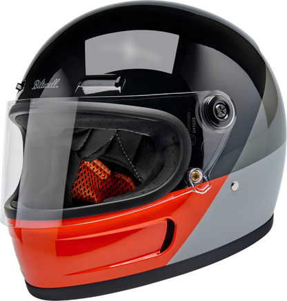 BILTWELL Gringo SV Helmet - Intersection - Black/Orange/Gray - 2XL 1006-5128-506