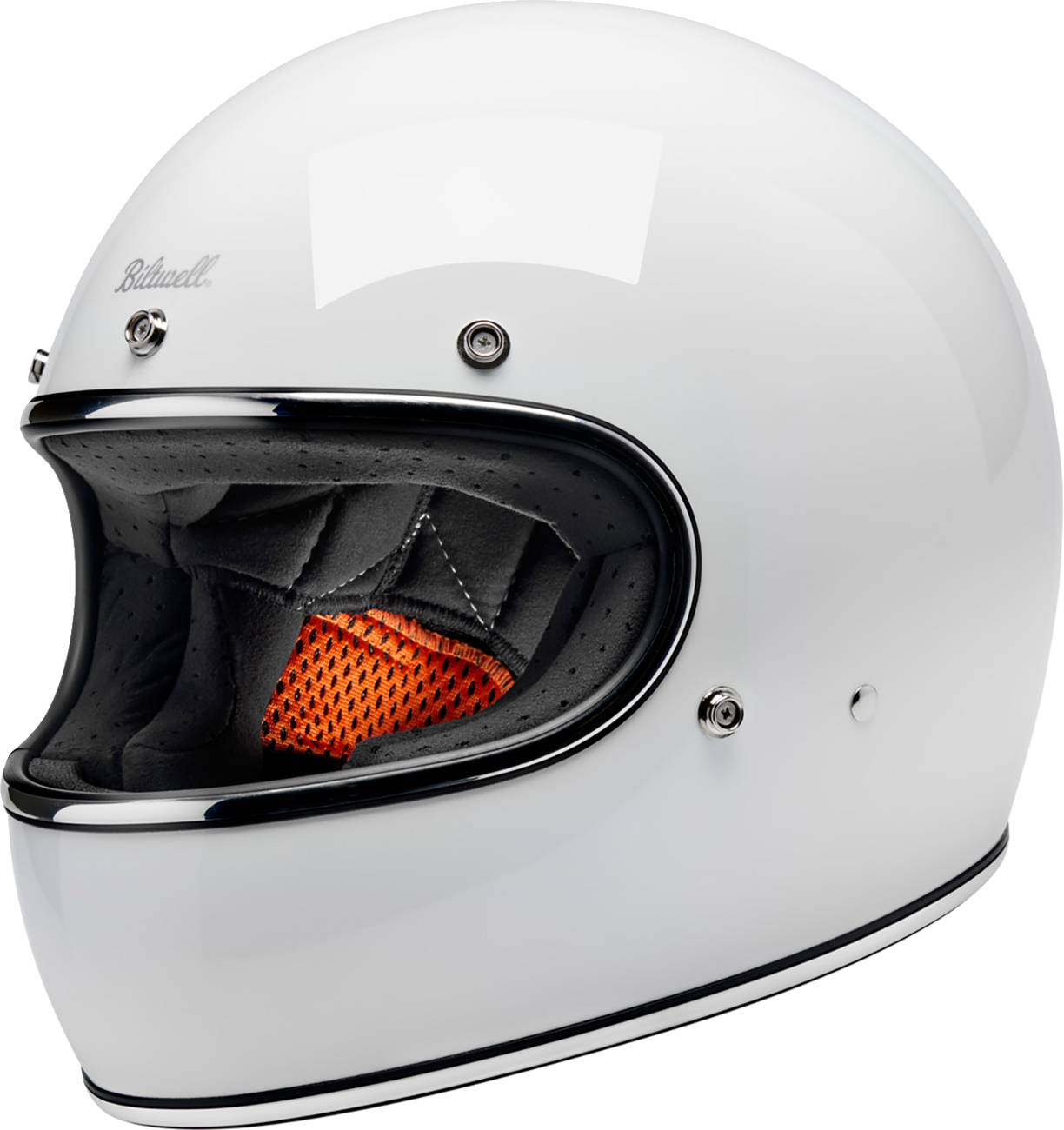 BILTWELL Gringo Helmet - Gloss White - Small 1002-1122-502