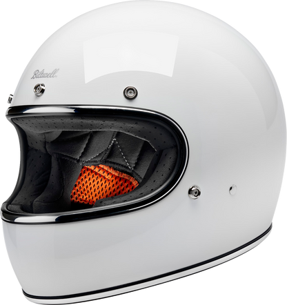 BILTWELL Gringo Helmet - Gloss White - Small 1002-1122-502