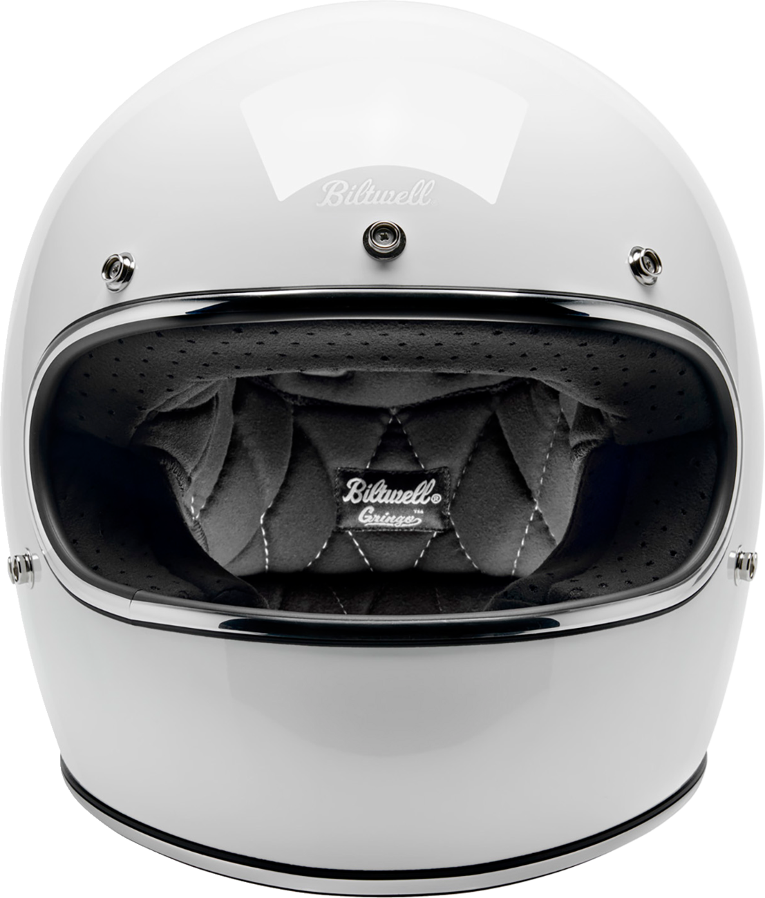 BILTWELL Gringo Helmet - Gloss White - Small 1002-1122-502