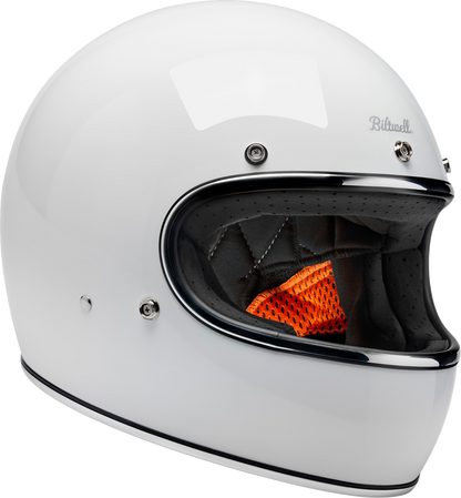 BILTWELL Gringo Helmet - Gloss White - Large 1002-1122-504