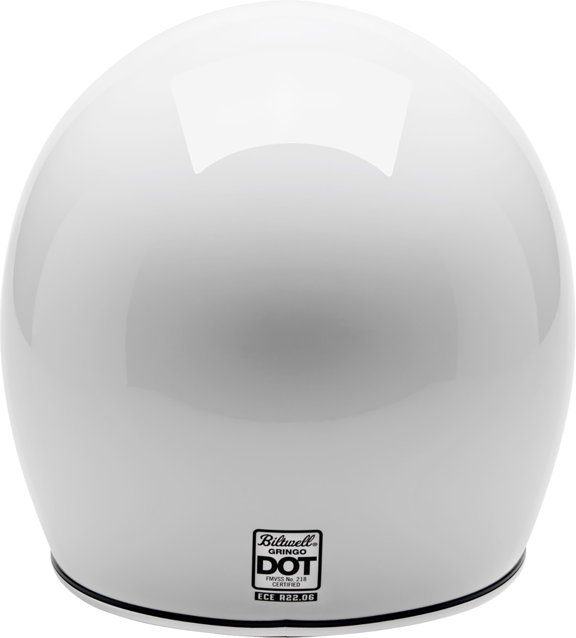BILTWELL Gringo Helmet - Gloss White - Large 1002-1122-504