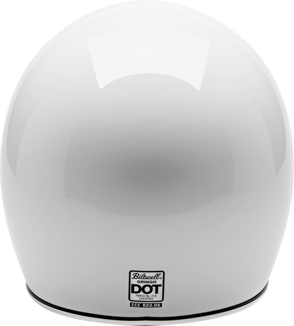 BILTWELL Gringo Helmet - Gloss White - Large 1002-1122-504