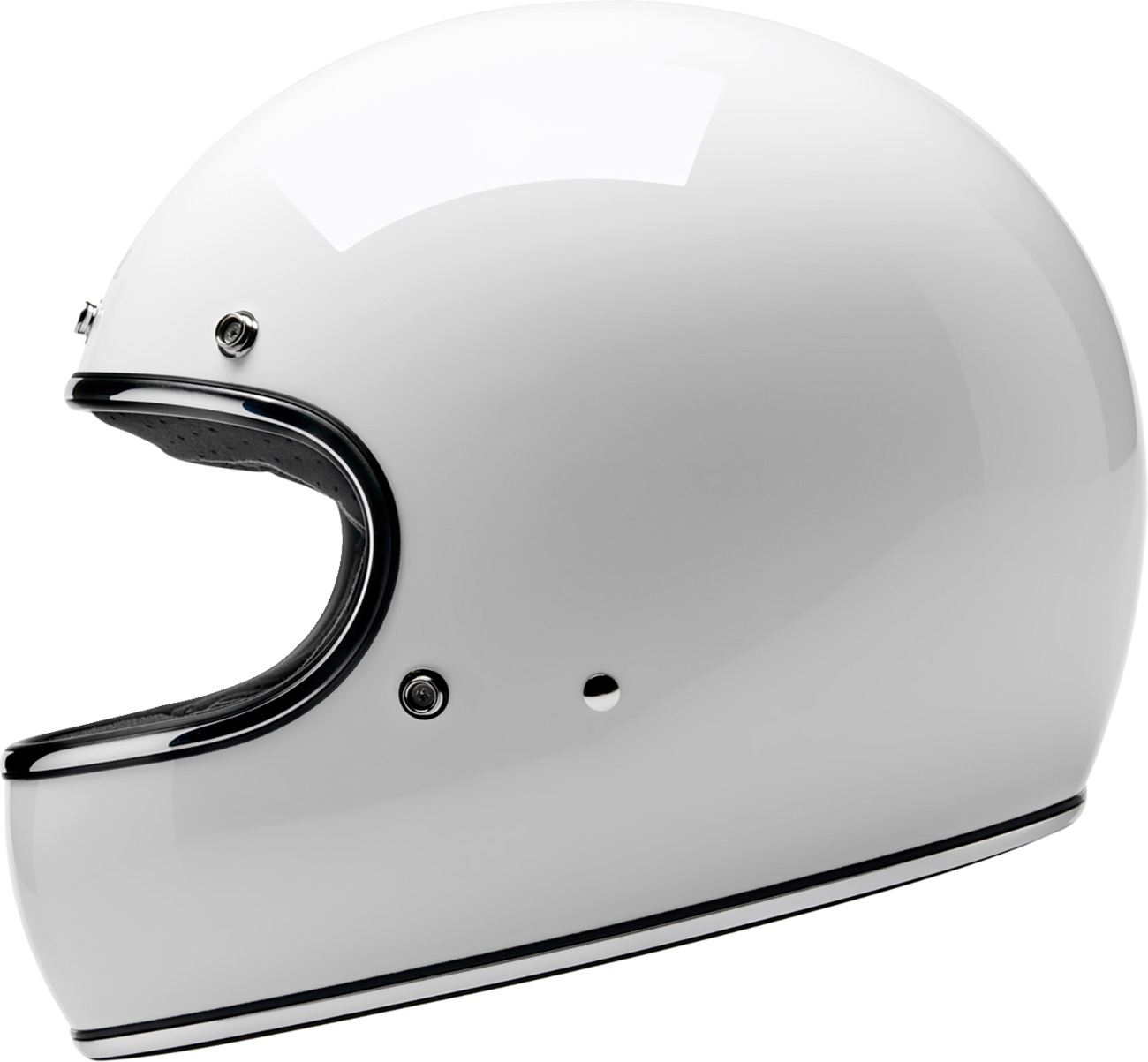 BILTWELL Gringo Helmet - Gloss White - Large 1002-1122-504