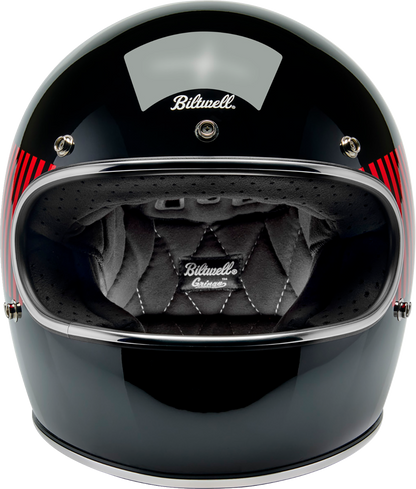 BILTWELL Gringo Helmet - Raceflow - Black/Red/White/Blue - Large 1002-5120-504