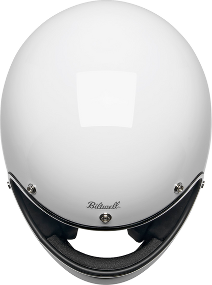 BILTWELL Gringo Helmet - Gloss White - Medium 1002-1122-503