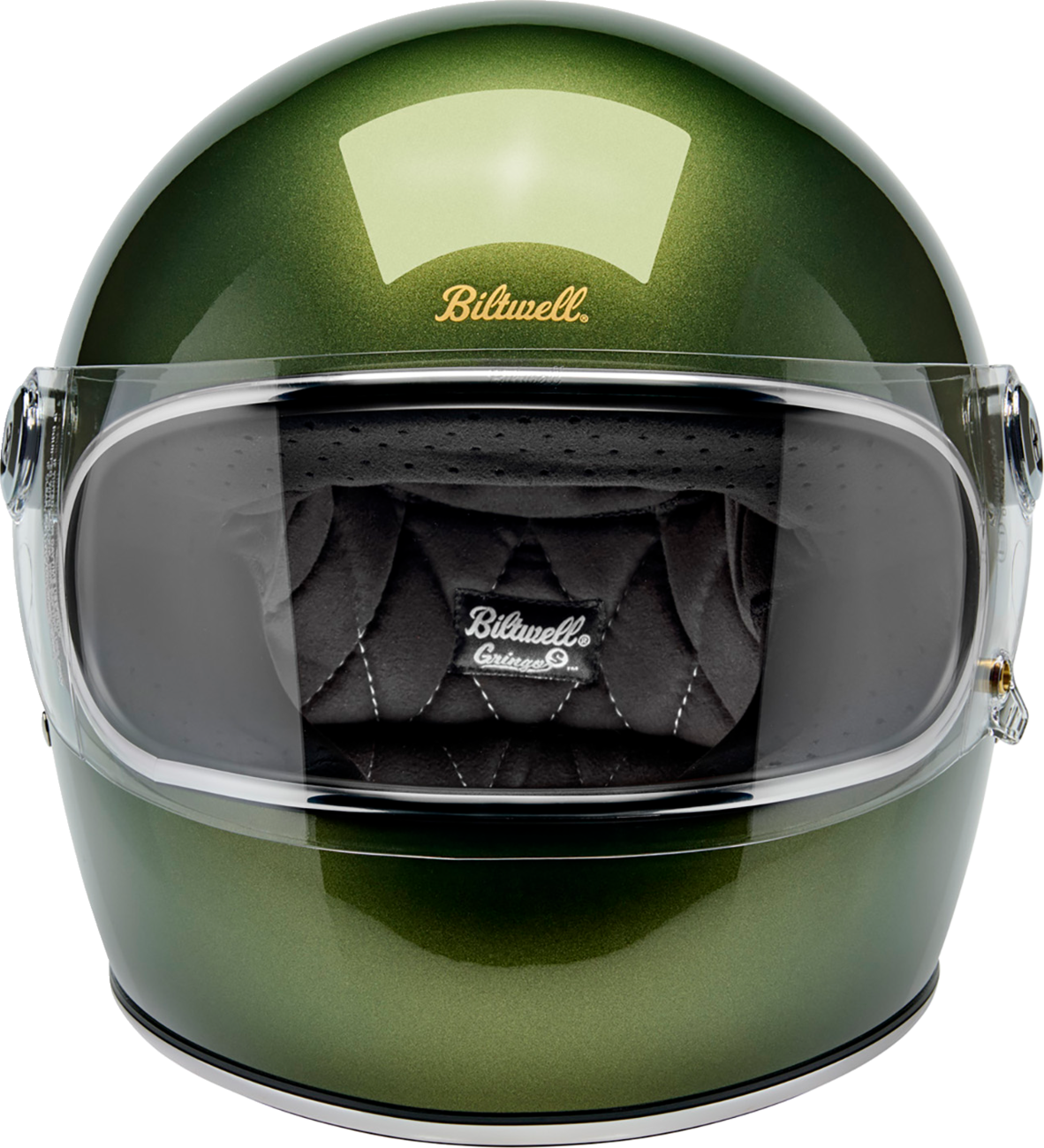 BILTWELL Gringo S Helmet - Metallic Dart Green - XS 1003-3125-501