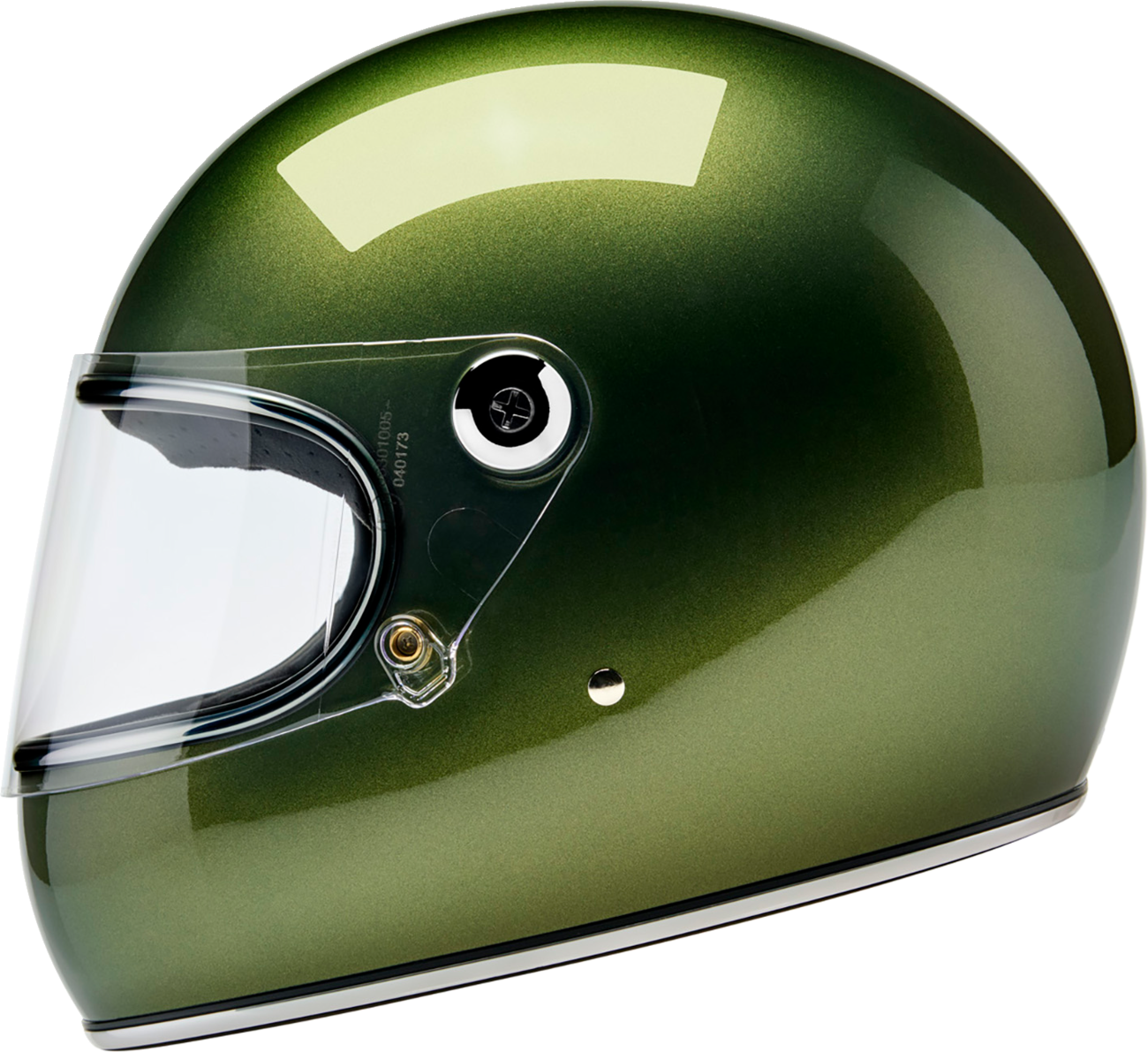 BILTWELL Gringo S Helmet - Metallic Dart Green - XS 1003-3125-501