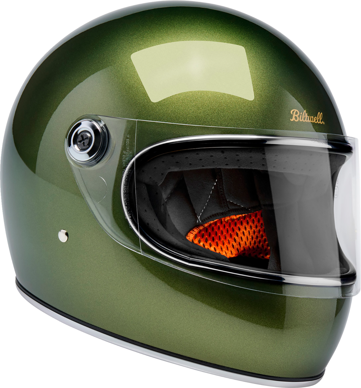 BILTWELL Gringo S Helmet - Metallic Dart Green - Small 1003-3125-502