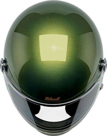 BILTWELL Gringo S Helmet - Metallic Dart Green - Small 1003-3125-502