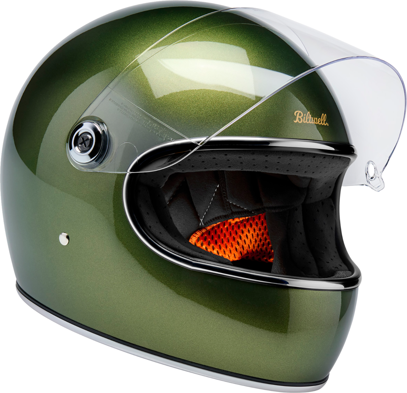 BILTWELL Gringo S Helmet - Metallic Dart Green - Medium 1003-3125-503