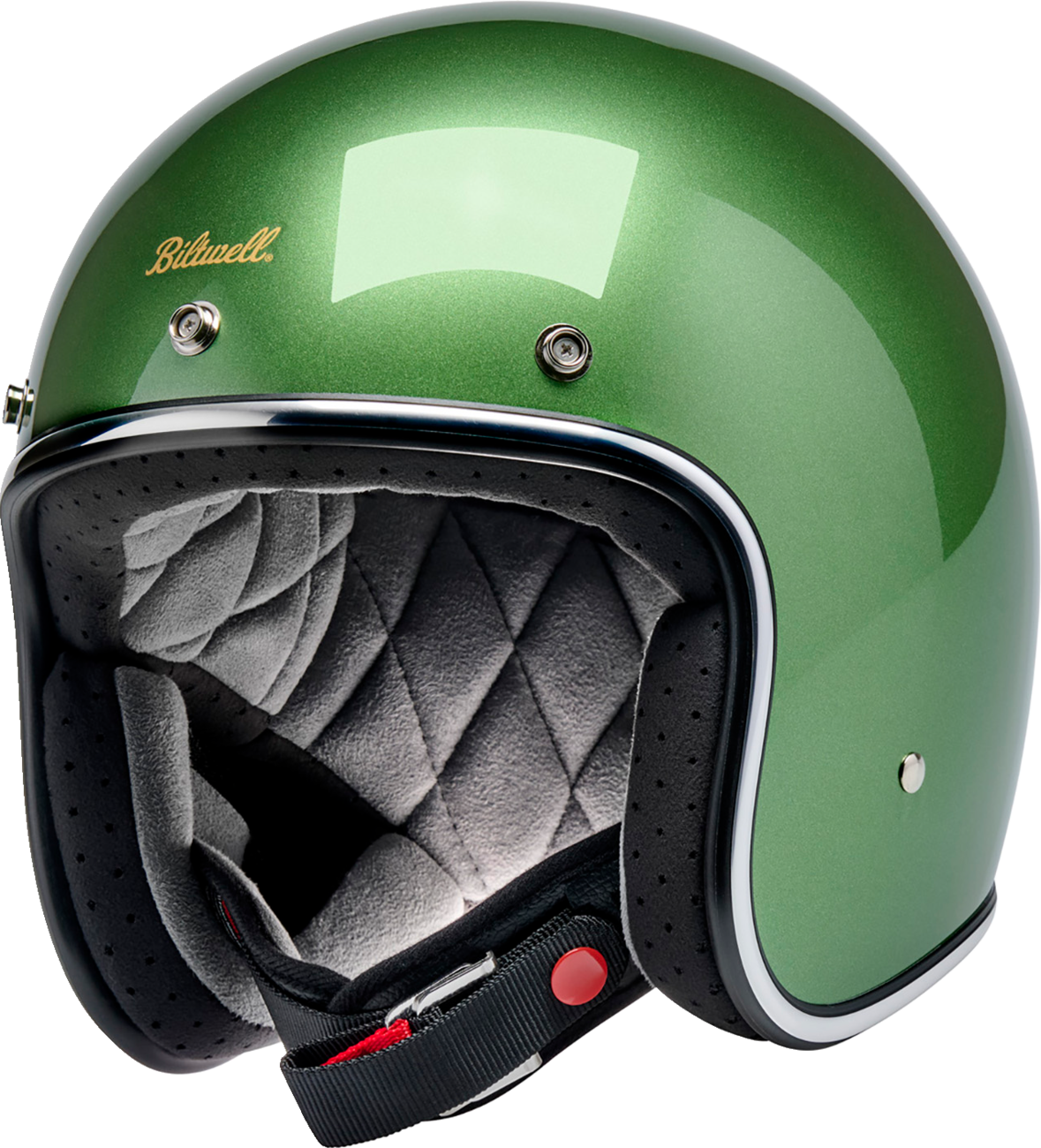 BILTWELL Bonanza Helmet - Metallic Irish Green - Medium 1001-3117-203