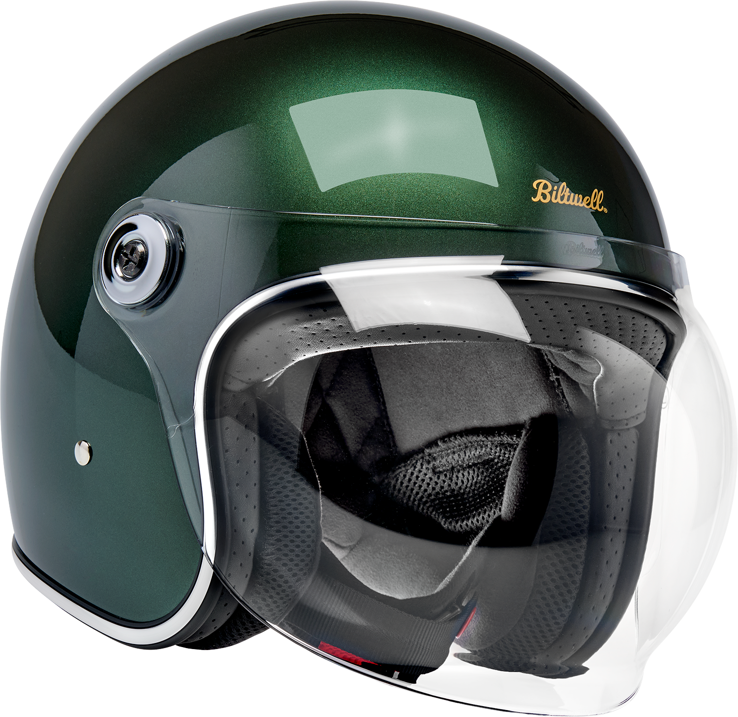 BILTWELL Tahoe™ Helmet - Solid - Metallic Sierra Green - XS 1008-324-501