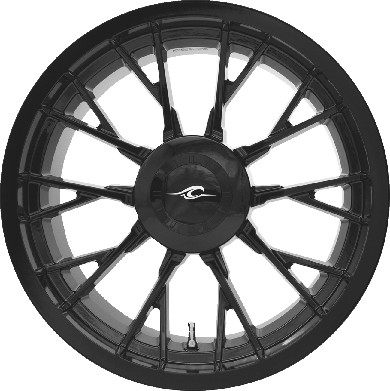 COASTAL MOTO Wheel - Marlin 3D - Rear - Solid Black - 18x7 - Trike 3D-MAR-187T-SB