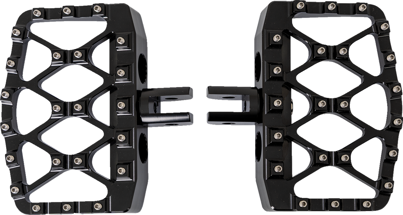 BURLY BRAND MX-Evolution Mini Floorboards - Black - FL/FX B13-1019B