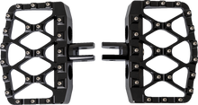 BURLY BRAND MX-Evolution Mini Floorboards - Black - FL/FX B13-1019B
