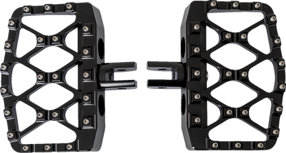 BURLY BRAND MX-Evolution Mini Floorboards - Black - FL/FX B13-1019B