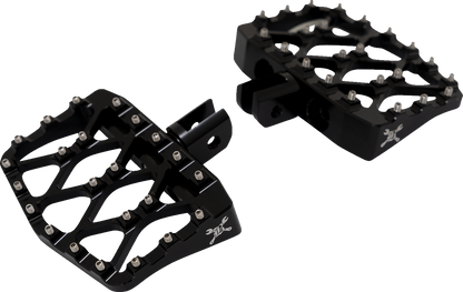 BURLY BRAND MX-Evolution Mini Floorboards - Black - FL/FX B13-1019B