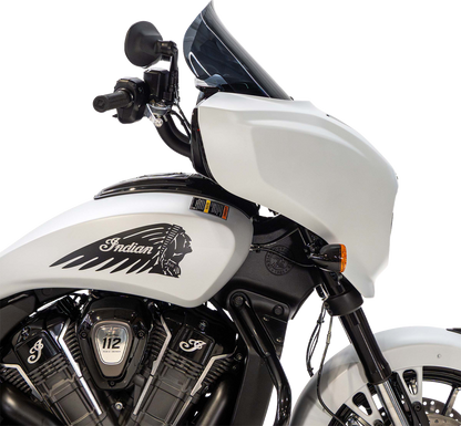 KLOCK WERKS Flare® Windshield - 12" - Dark Smoke - Chieftain PowerPlus/Roadmaster PowerPlus KWW-04-0658-DS