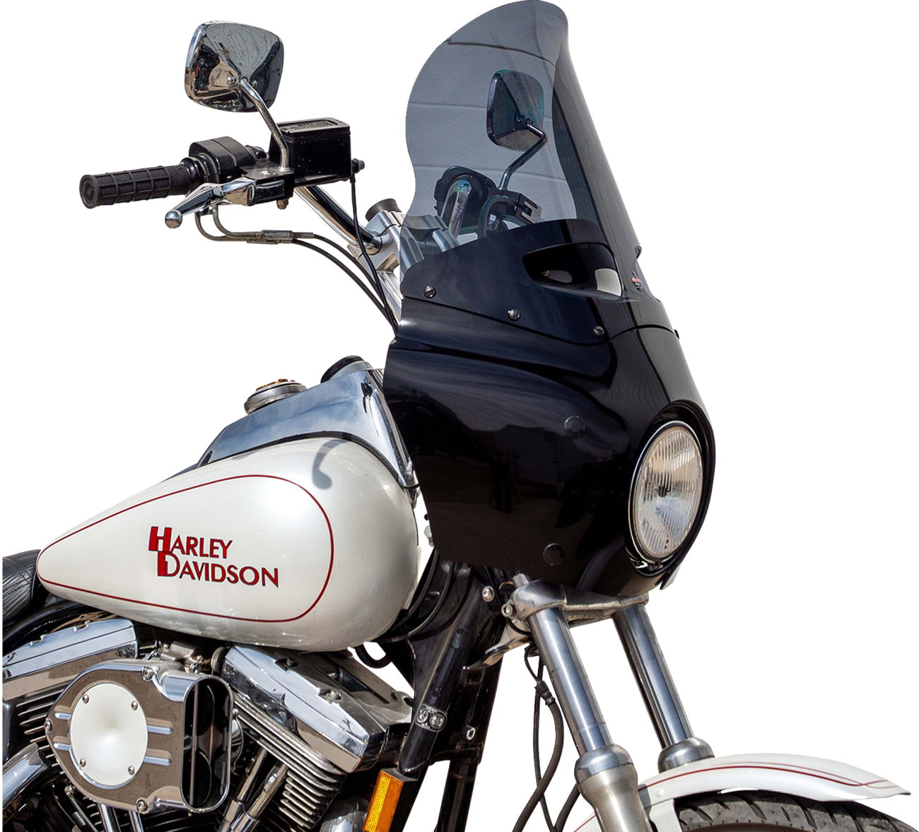 KLOCK WERKS Flare® Windshield - Road Warrior Fairing - 15" - Dark Smoke KWW-06-0613-DS