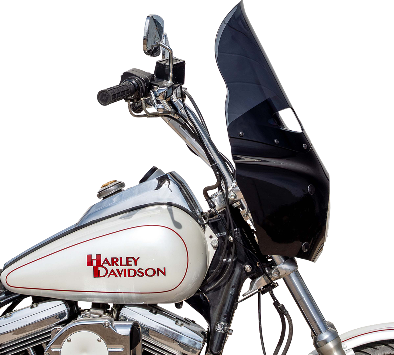 KLOCK WERKS Flare® Windshield - Road Warrior Fairing - 15" - Dark Smoke KWW-06-0613-DS