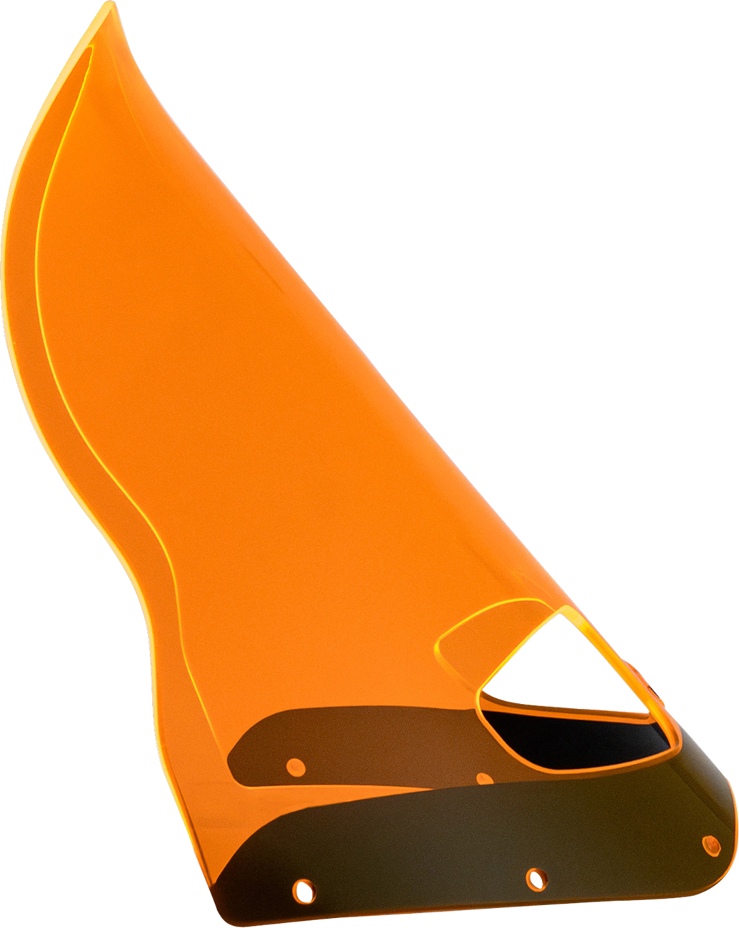 KLOCK WERKS Ice Flare® Windshield - 15" - Orange Ice - Road Warrior Fairing KWW-06-0615