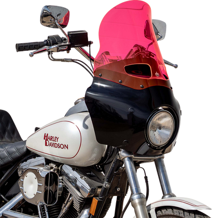 KLOCK WERKS Ice Flare® Windshield - 15" - Pink Ice - Road Warrior Fairing KWW-06-0614