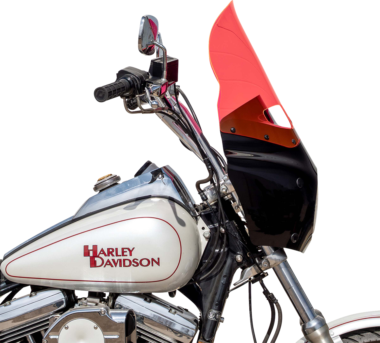 KLOCK WERKS Ice Flare® Windshield - 15" - Pink Ice - Road Warrior Fairing KWW-06-0614