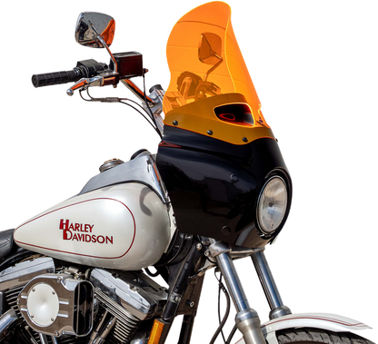 KLOCK WERKS Ice Flare® Windshield - 15" - Orange Ice - Road Warrior Fairing KWW-06-0615