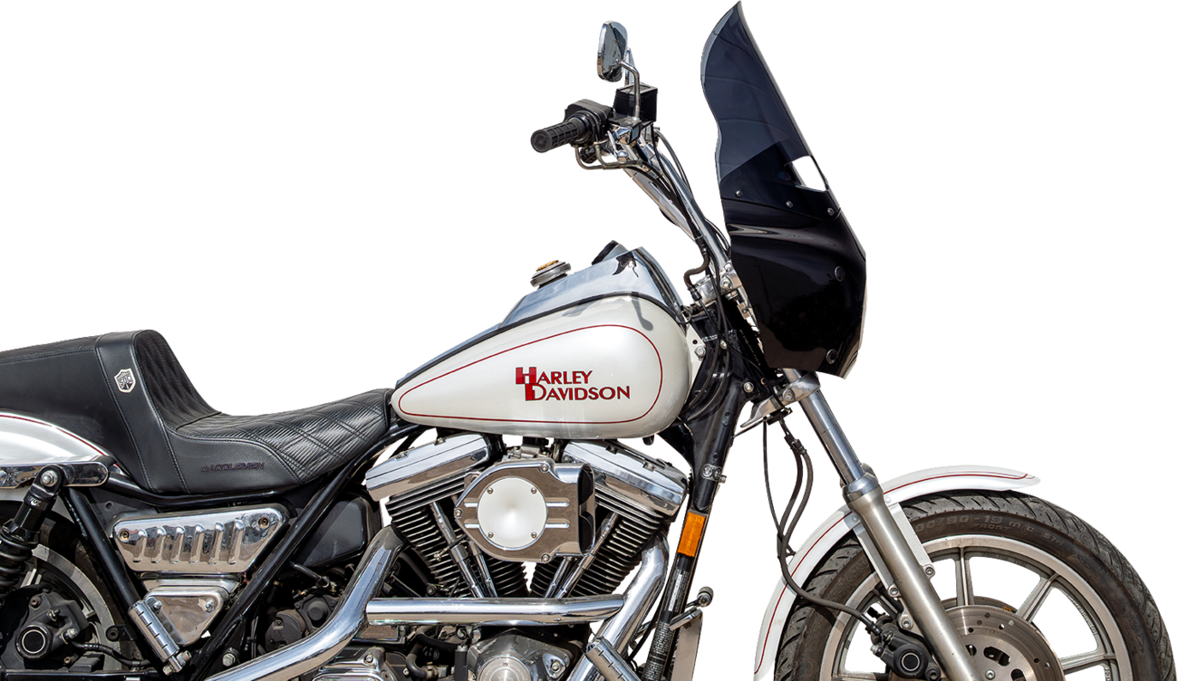 KLOCK WERKS Flare® Windshield - Road Warrior Fairing - 15" - Dark Smoke KWW-06-0613-DS