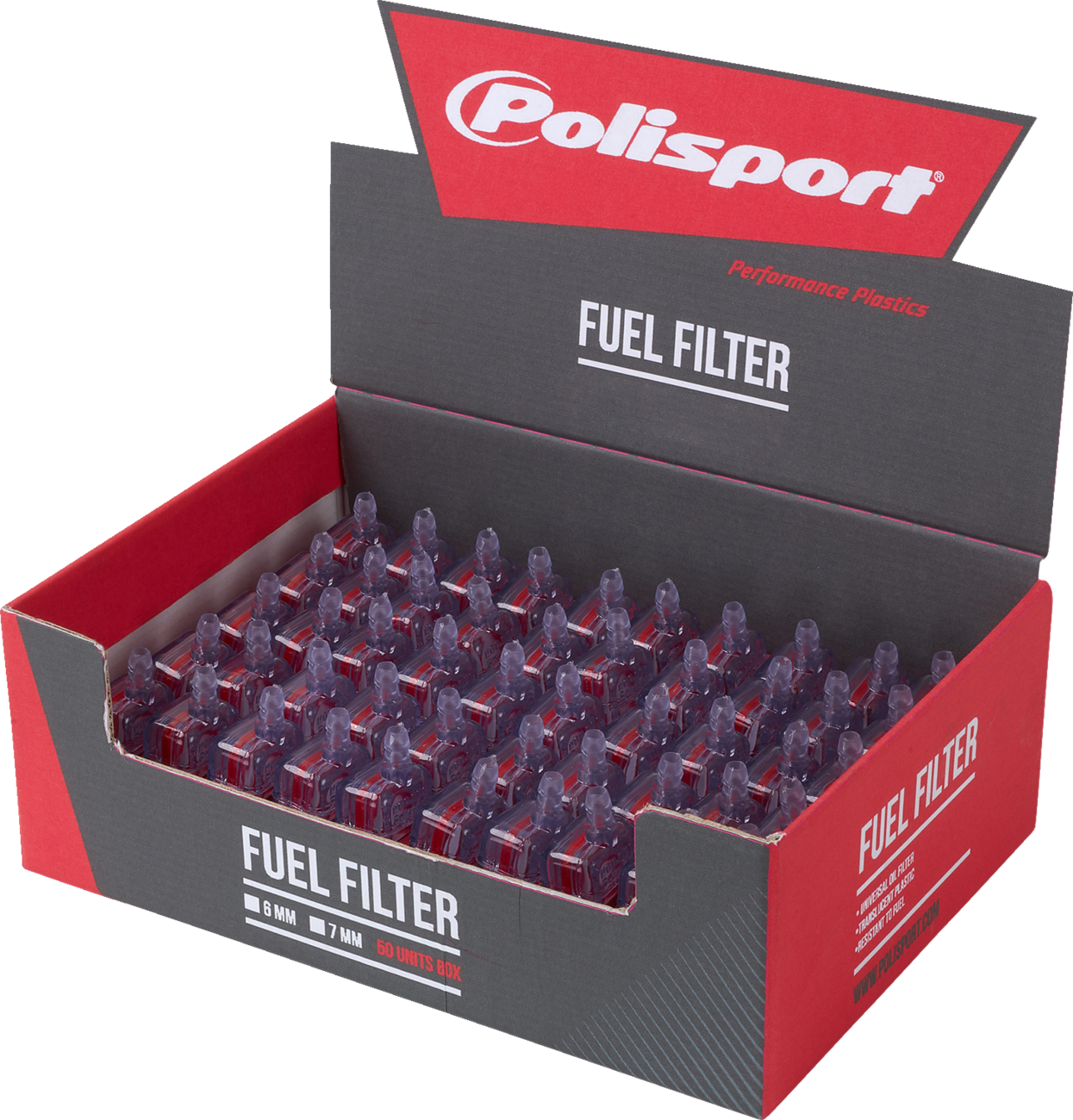 POLISPORT Fuel Filter - 7 mm - 50-Pack 84520