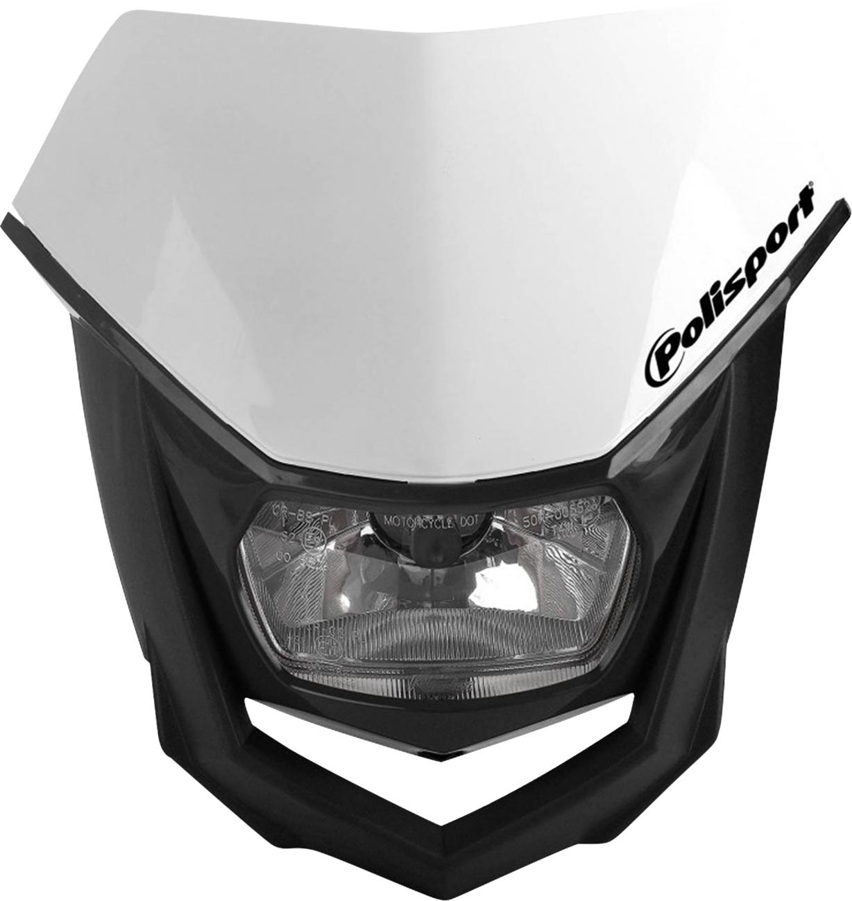 POLISPORT Halo Headlight - Halogen - White/Black 8657400001