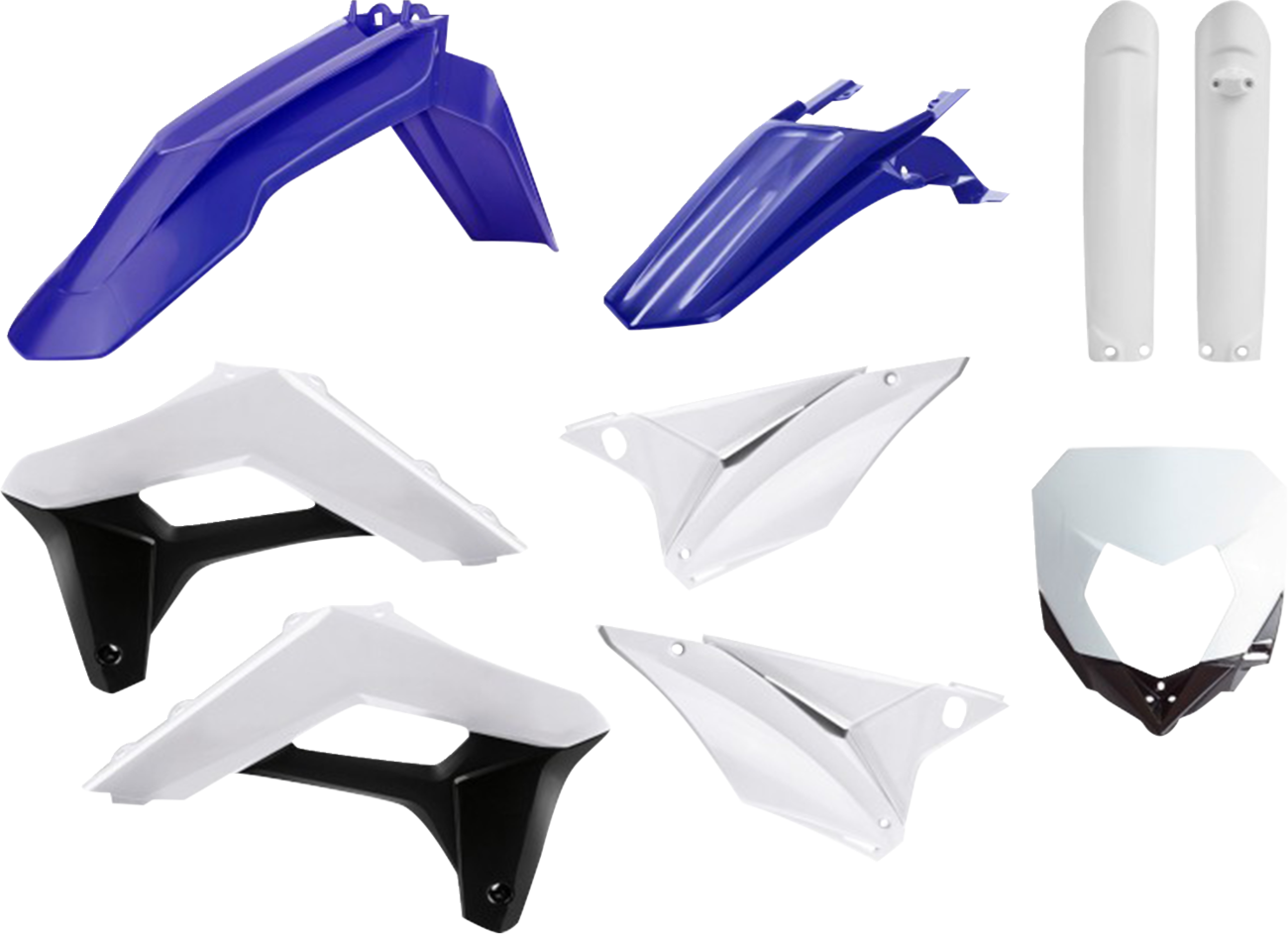 POLISPORT Full Body Kit - White/Blue OEM - Sherco - SE '19-'22 91038