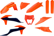 POLISPORT Full Body Kit - Black/Orange OEM '21 - KTM - EX/XC '20-'23 91104
