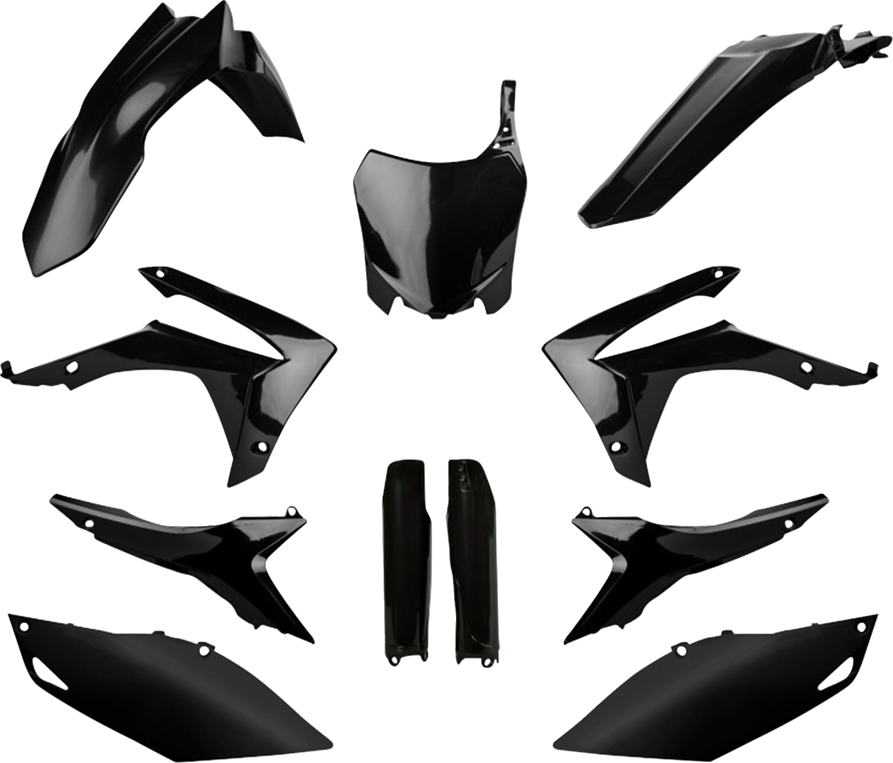 POLISPORT Full Plastic Kit - Black - Honda - CRF '13-'17 91531