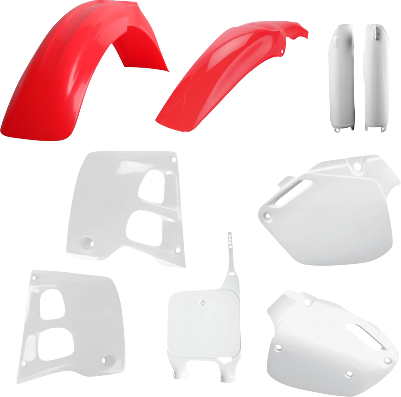 POLISPORT Full Body Kit - White/Red OEM - Honda - CR '90-'92 91326