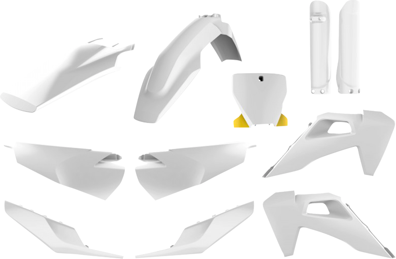 POLISPORT Full Body Kit - White OEM '19-'20 - Husqvarna - FC/TC '19-'22 91123