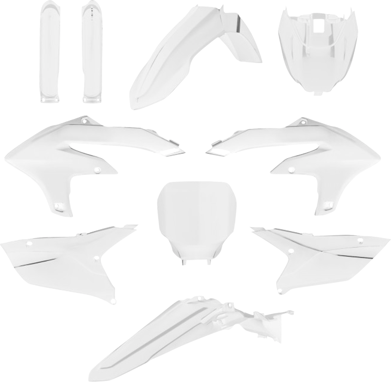 POLISPORT Full Plastic Kit - White - Yamaha - YZ '23-'25 91611