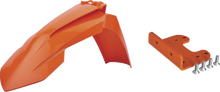 POLISPORT Front Fender and Adapter Kit - Orange - KTM - SX/EX '07-'13 90734