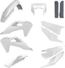 POLISPORT Full Body Kit - Black/White OEM '22 - Husqvarna - FE/TE '20-'23 91105