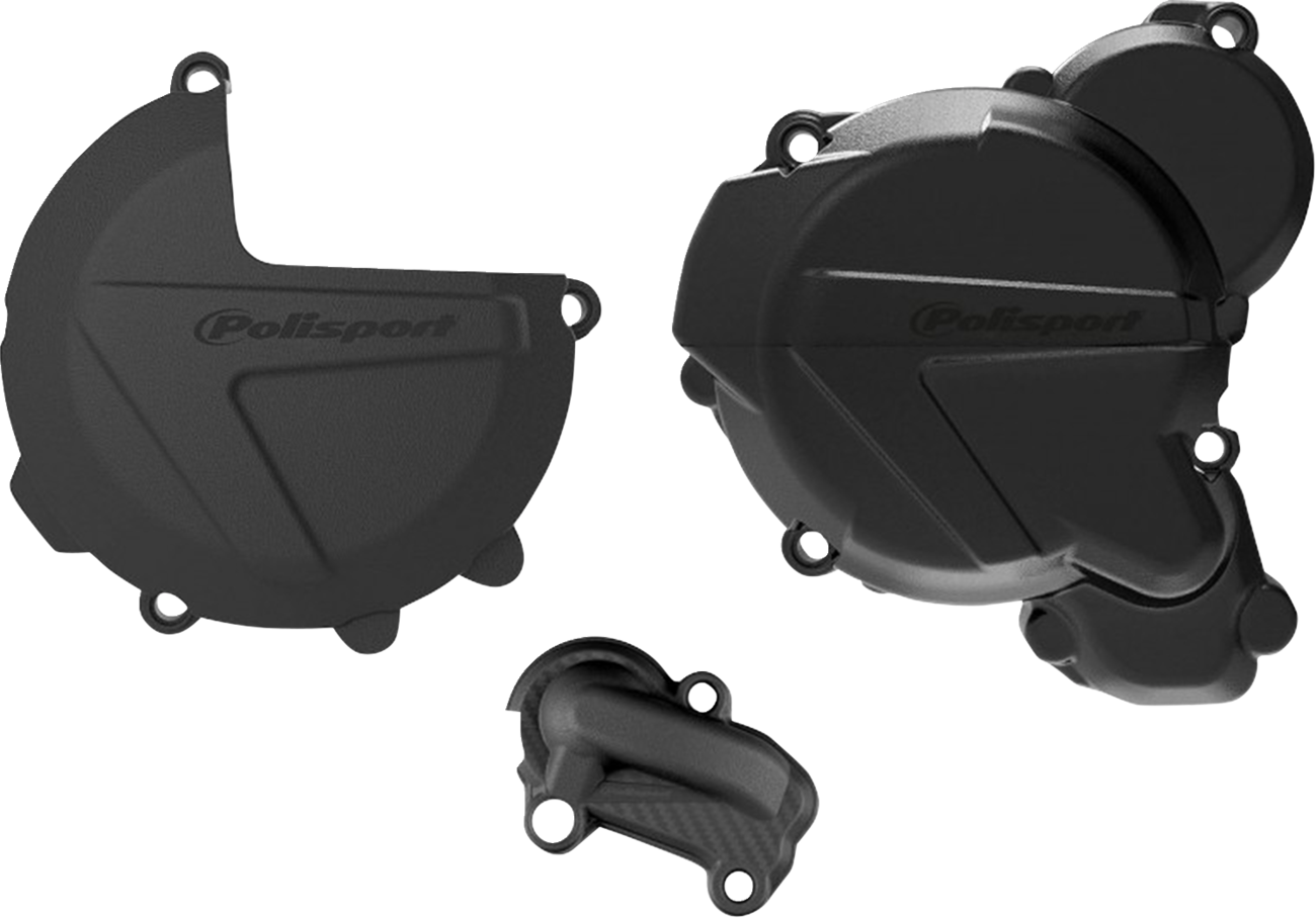 POLISPORT Clutch/Ignition Protection Kit - Black - Husqvarna/KTM 90968