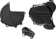 POLISPORT Clutch/Ignition Protection Kit - Black - Husqvarna/KTM 90968