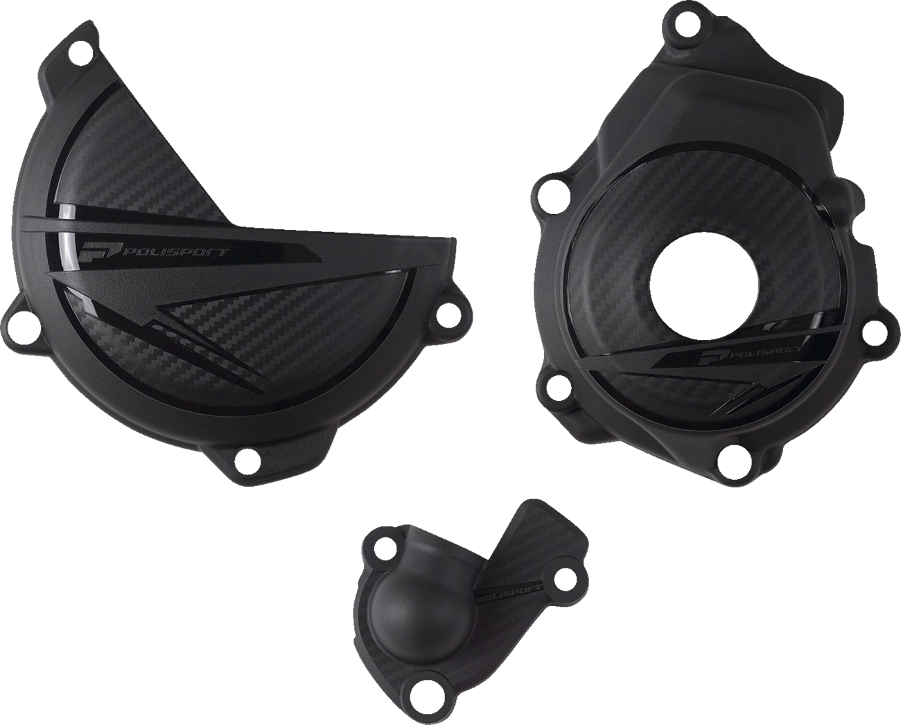 POLISPORT Clutch/Ignition Protection Kit - Black - Husqvarna/KTM 91370