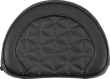 SADDLEMEN Contoured Sissy Bar Pad - Tri-Gripper - Gray Stitch 051321102