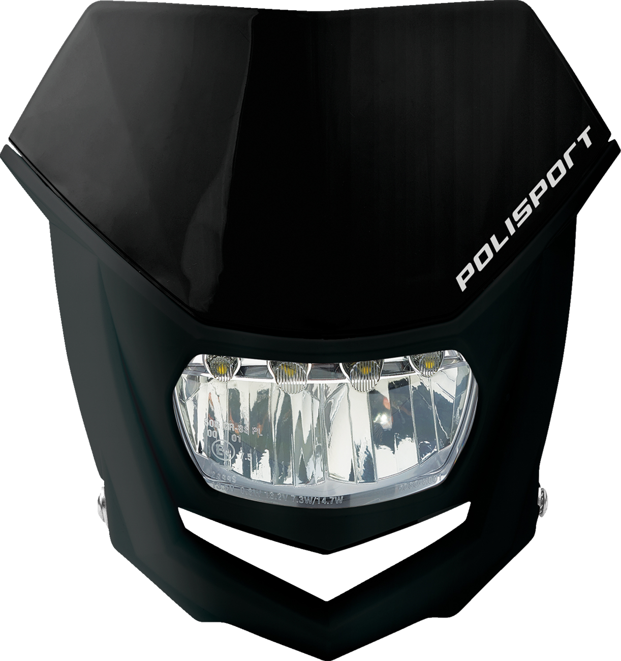 POLISPORT Halo Headlight - LED - Black 8667100011