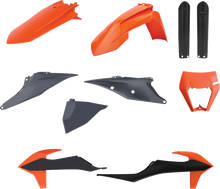 POLISPORT Full Body Kit - Black/Gray/Orange OEM '22 - KTM - EX/XC '20-'23 91040